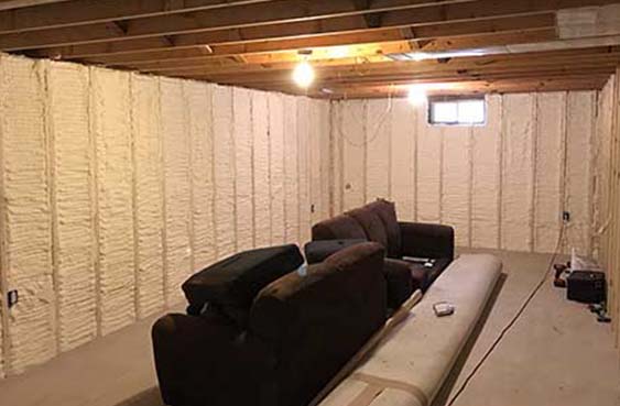 Basement Wall Spray Foam Insulation